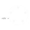 ELDLUX ELDILEN crystal glass ceiling lamp Ø370 E14×5