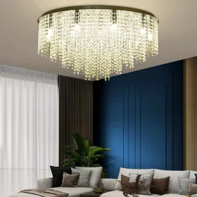ELDLUX ELDILEN crystal glass ceiling lamp Ø800 E14×17