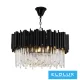 ELDLUX Crystal glass chandelier E14×4 D300x300x1200mm Black