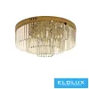 ELDLUX Crystal glass ceiling lamp E14×5 D400x350mm Gold