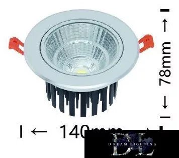 UNIVERSO LED recessed lamp 20w 1800lm 4000K 24° IP20 aluminum 140x78mm/120mm