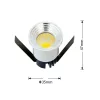 UNIVERSO mini spot light fixture 3w 4000k 300lm 30° IP20 ∅35×47mm silver