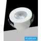 UNIVERSO Mini spotlight 1w blue 80lm 30° IP20 White D31x22mm cutout:D25mm