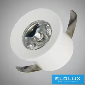   UNIVERSO mini spot light fixture 1w 3000k 100lm 30° IP20 ∅31×22mm white