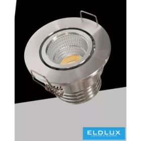   UNIVERSO Mini spot light fixture 3w 3000k 270lm 30° IP20 Chrome D52x40mm Cutout: D40mm