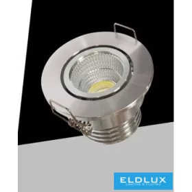   UNIVERSO Mini spot light fixture 3w 6500k 270lm 30° IP20 Chrome D52x40mm Cutout: D40mm