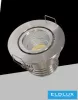 UNIVERSO Mini spot light fixture 3w 4000k 270lm 30° IP20 Chrome D52x40mm Cutout: D40mm
