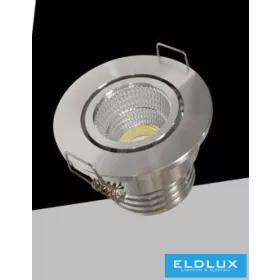   UNIVERSO Mini spot light fixture 3w 4000k 270lm 30° IP20 Chrome D52x40mm Cutout: D40mm