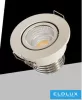 UNIVERSO Mini spot light fixture 3w 3000k 270lm 30° IP20 White D52x40mm Cutout: D40mm