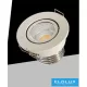 UNIVERSO Mini spot light fixture 3w 3000k 270lm 30° IP20 White D52x40mm Cutout: D40mm