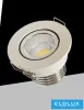 UNIVERSO Mini spot light fixture 3w 4000k 270lm 30° IP20 White D52x40mm Cutout: D40mm
