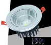UNIVERSO LED recessed lamp 7w 630lm 3000K 24° IP20 aluminum 