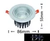 UNIVERSO LED recessed lamp 7w 630lm 3000K 24° IP20 aluminum 