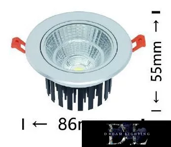 UNIVERSO LED recessed lamp 7w 630lm 4000K 24° IP20 aluminum 