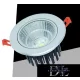 UNIVERSO LED recessed lamp 12w 1080lm 3000K 24° D110x73mm Cutout: D90mm IP20 aluminum