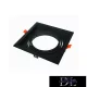 UNIVERSO Recessed spot frame 1*AR111 black 175x175mm / cutout 160x160mm