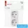 EMOS socket distributor 2× WHITE