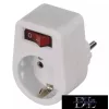 EMOS power strip, 1 socket, switchable