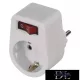 EMOS power strip, 1 socket, switchable