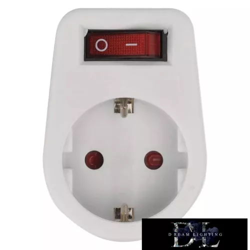 EMOS power strip, 1 socket, switchable