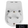 EMOS power strip, 1 socket, switchable