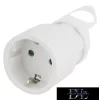 EMOS swing socket with rear outlet IP20
