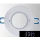 UNIVERSO Recessed spot light fixture 1xMR16 white ∅90x20mm/∅75mm