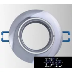   UNIVERSO Recessed spot light fixture 1xMR16 silver ∅90x20mm/∅75mm