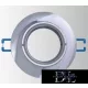UNIVERSO Recessed spot light fixture 1xMR16 silver ∅90x20mm/∅75mm
