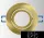 UNIVERSO Recessed spot light fixture 1xMR16 gold ∅90x20mm/∅75mm