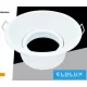 UNIVERSO Recessed spot light fixture 1xPAR16 without socket IP20 White D90x40mm cutout: D82mm