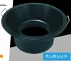 UNIVERSO Recessed spot light fixture 1xPAR16 without socket IP20 Black D90x40mm cutout: D82mm