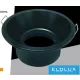 UNIVERSO Recessed spot light fixture 1xPAR16 without socket IP20 Black D90x40mm cutout: D82mm