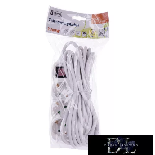 EMOS distribution board (extension cord) 3 sockets 5 m 1.5 mm² switchable