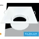 UNIVERSO Recessed spot lamp 1xPAR16 without socket IP20 White 90x90x40mm cutout:D82mm