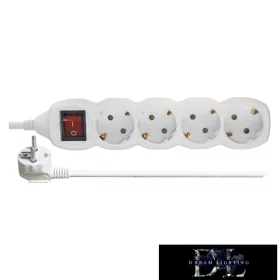   EMOS power strip (extension cord) 4 sockets 3m 1.5mm² switchable