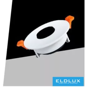   UNIVERSO Recessed spotlight 1xPAR16 without socket IP20 White D88x40mm cutout: D75mm