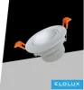 UNIVERSO Recessed spot lamp 1xPAR16 without socket IP20 White D88x50mm cutout: D75mm