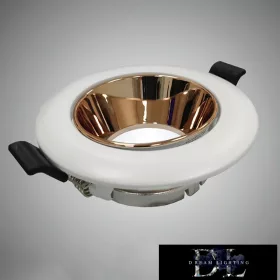UNIVERSO recessed spot light GU10 Max 60w white/gold