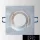 UNIVERSO Recessed spot light fixture 1*MR16 chrome 92x92x29mm/∅80mm