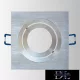 UNIVERSO Recessed spot light fixture 1*MR16 chrome 92x92x29mm/∅80mm