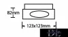 UNIVERSO Recessed spot light 1xGU10 white