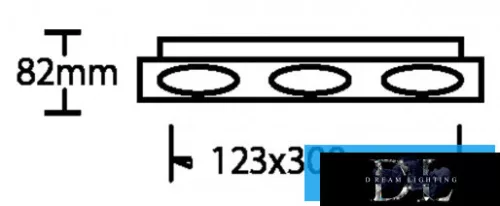UNIVERSO Recessed spot light fixture 3xGU10 white