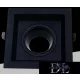 UNIVERSO Recessed spotlight 1xGU10 black 123x123x41mm/100x100mm
