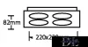 UNIVERSO Recessed spot light fixture 4xGU10 black 