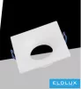 UNIVERSO Recessed spot lamp 1xGU10 IP20 White 83x83x45mm cutout: D75mm 5 years