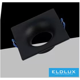   UNIVERSO Recessed spot light 1xGU10 IP20 Black 83x83x45mm cutout:D75mm 5 years