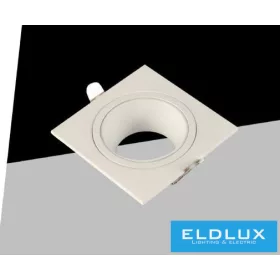   UNIVERSO recessed spot light 1xGU10 IP20 88x88x31mm cutout: 75X75mm white 5 years