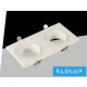UNIVERSO Recessed spot lamp 1xGU10 IP20 White 175x88x31mm cutout: 160x75mm 5 years