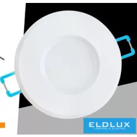   UNIVERSO Water-resistant recessed light fixture 1xPAR16 without socket IP44 White D85x32mm Cutout: D65mm
